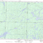 Natural Resources Canada Lac Cuvillier, QC (032C15 CanMatrix) digital map