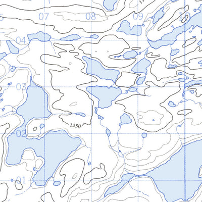 Natural Resources Canada Lac Dumas West, QC (035G07 CanMatrix) digital map