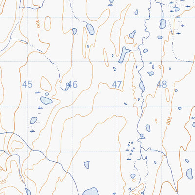Natural Resources Canada Lac Garreau, QC (024F09 CanMatrix) digital map