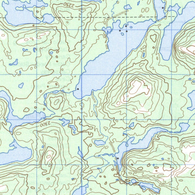 Natural Resources Canada Lac Hublet, QC (023C15 CanMatrix) digital map