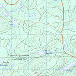 Natural Resources Canada Lac Mitshisso, QC (032H13 CanMatrix) digital map