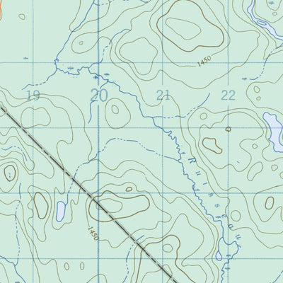 Natural Resources Canada Lac Pine, QC (031O02 CanMatrix) digital map