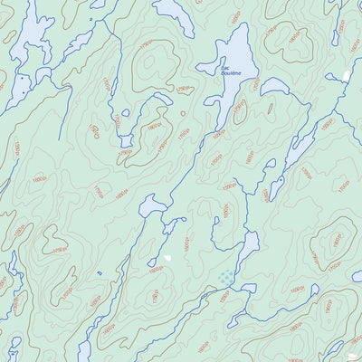 Natural Resources Canada Lac Roy, QC (032G02 Toporama) digital map