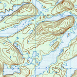 Natural Resources Canada Lac Square Rock, QC (023E10 CanMatrix) digital map