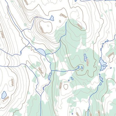 Natural Resources Canada Lac Thoynard, NL (024I15 Toporama) digital map