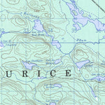 Natural Resources Canada Lac Tousignant, QC (031P03 CanMatrix) digital map