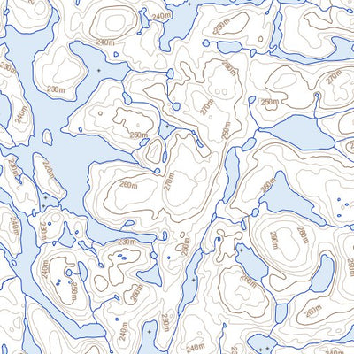 Natural Resources Canada Lac Veillon (035B11 Toporama) digital map