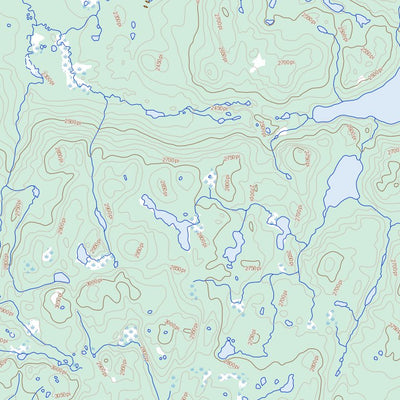 Natural Resources Canada Lac Verrier, QC (022P08 Toporama) digital map
