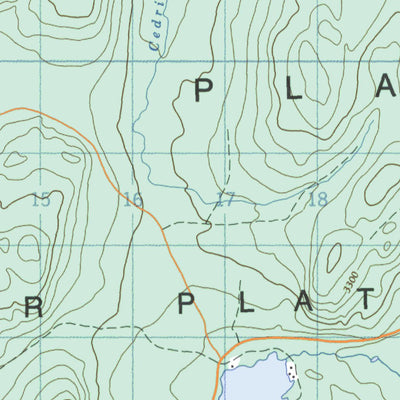 Natural Resources Canada Lamprey Creek, BC (093L03 CanMatrix) digital map