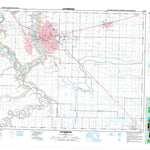 Natural Resources Canada Lethbridge, AB (082H10 CanMatrix) digital map