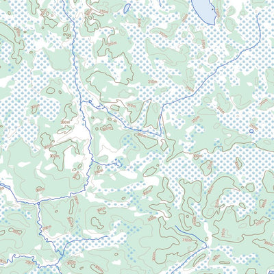 Natural Resources Canada Lewis Lake, MB (053D12 Toporama) digital map