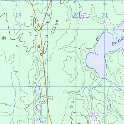 Natural Resources Canada Little Abitibi Lake, ON (042H07 CanMatrix) digital map