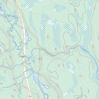 Natural Resources Canada Little Bear Lake, SK (073I07 Toporama) digital map
