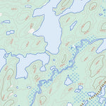 Natural Resources Canada Little Cree River, SK (074I04 Toporama) digital map