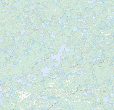 Natural Resources Canada Livingstone Lake, SK (074J11 Toporama) digital map