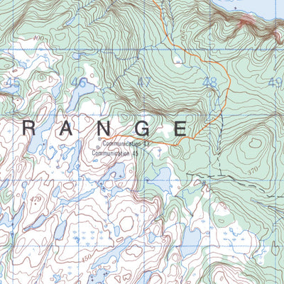 Natural Resources Canada Lomond, NL (012H05 CanMatrix) digital map