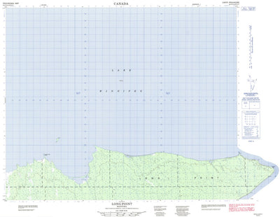 Natural Resources Canada Long Point, MB (063G02 CanMatrix) digital map