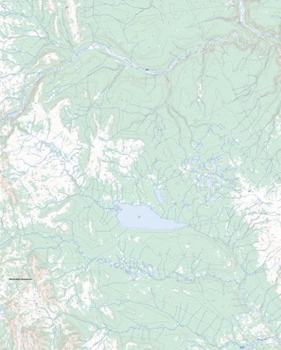 Natural Resources Canada Lusk Lake, YT (106L06 Toporama) digital map