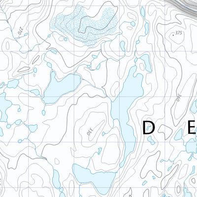 Natural Resources Canada Macdonald River, NU (037D11 CanTopo) digital map