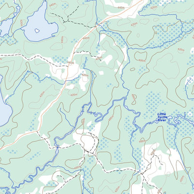 Natural Resources Canada Manion Lake, ON (052C16 Toporama) digital map