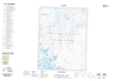 Natural Resources Canada Maujatuuq Fiord, NU (026P10 CanTopo) digital map