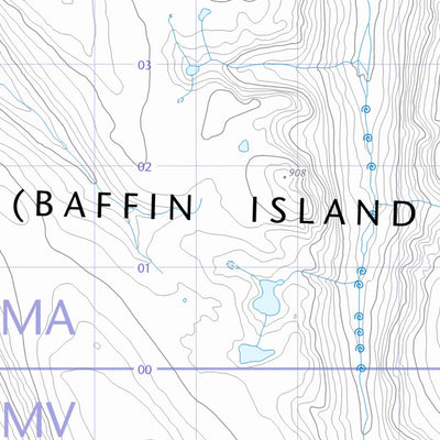 Natural Resources Canada Maujatuuq Fiord, NU (026P10 CanTopo) digital map