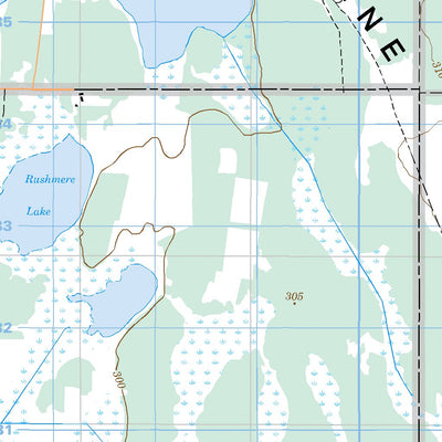 Natural Resources Canada Mccreary, MB (062J14 CanMatrix) digital map