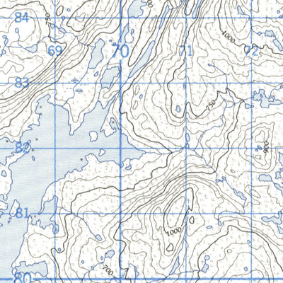 Natural Resources Canada Mcgrath Lake West, NL (013K16 CanMatrix) digital map