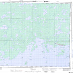 Natural Resources Canada Mcivor Lake, MB (053L16 CanMatrix) digital map
