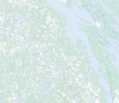 Natural Resources Canada Menihek Lakes, NL (023J07 Toporama) digital map