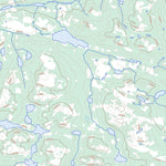 Natural Resources Canada Menihek Lakes, NL (023J07 Toporama) digital map