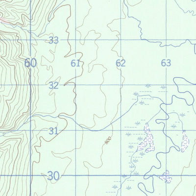Natural Resources Canada Mid Lake, NT (095G12 CanMatrix) digital map