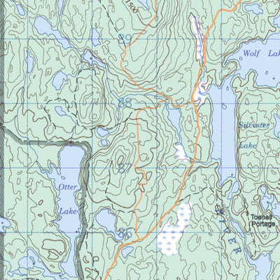 Natural Resources Canada Milnet, ON (041I15 CanMatrix) digital map