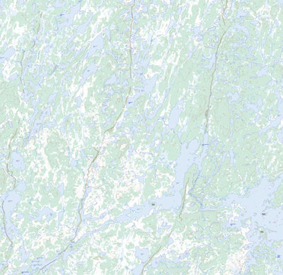 Natural Resources Canada Minuhik Lake, MB (064N01 Toporama) digital map
