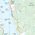 Natural Resources Canada Mira River, NS (011F16 CanTopo) digital map