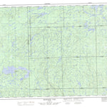 Natural Resources Canada Mishibishu Lake, ON (042C03 CanMatrix) digital map