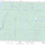 Natural Resources Canada Missonga, ON (042B07 CanMatrix) digital map