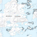 Natural Resources Canada Morris Island (025I08 CanTopo) digital map