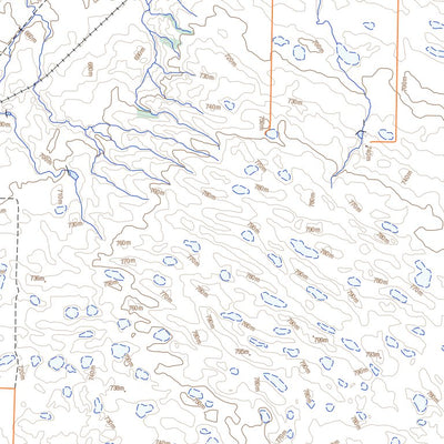 Natural Resources Canada Mortlach, SK (072J08 Toporama) digital map