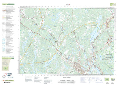 Natural Resources Canada Mount Uniacke, NS (011D13 CanTopo) digital map