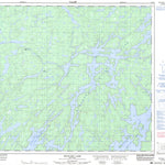 Natural Resources Canada Mulcahy Lake, MB (064G03 CanMatrix) digital map