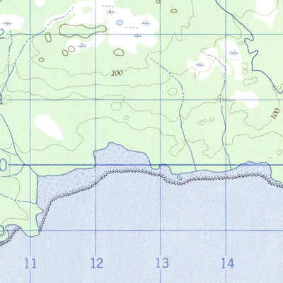 Natural Resources Canada Mulligan Bay West, NL (013G13 CanMatrix) digital map