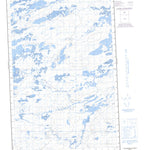 Natural Resources Canada Mulligan River East, NL (013K01 CanMatrix) digital map