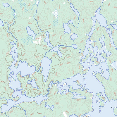 Natural Resources Canada Murdock Lake, ON (052M02 Toporama) digital map