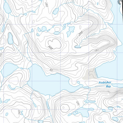 Natural Resources Canada Nannuk Harbour (025G16 CanTopo) digital map