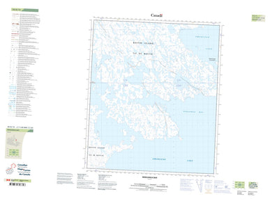Natural Resources Canada Nedlunga Bay (026D13 CanTopo) digital map