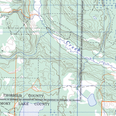 Natural Resources Canada Newbrook, AB (083I07 CanMatrix) digital map