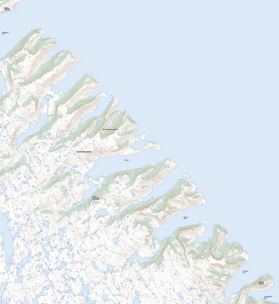 Natural Resources Canada Ney Harbour (025J14 Toporama) digital map