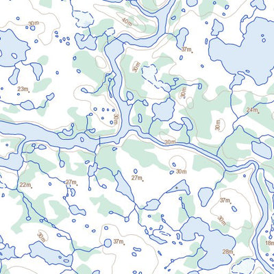 Natural Resources Canada Nialiup Tasinga, QC (034N04 Toporama) digital map