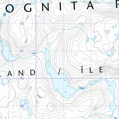 Natural Resources Canada Noble Inlet (025J01 CanTopo) digital map